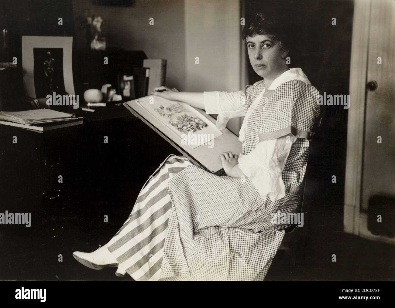 Nina Allender, American Artist and Suffragette Stock Photo