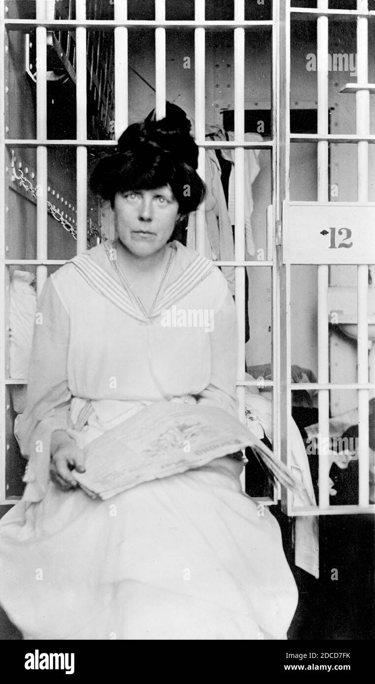 Lucy Burns, American Suffragette Stock Photo