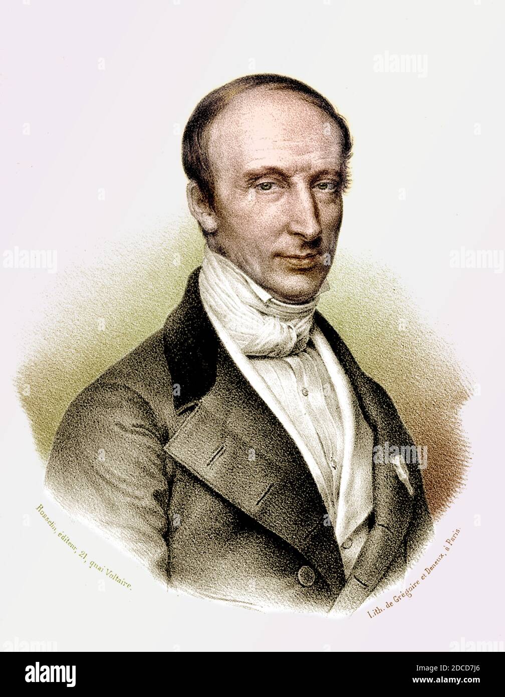 Augustin Louis Cauchy French Mathematician Stock Photo Alamy