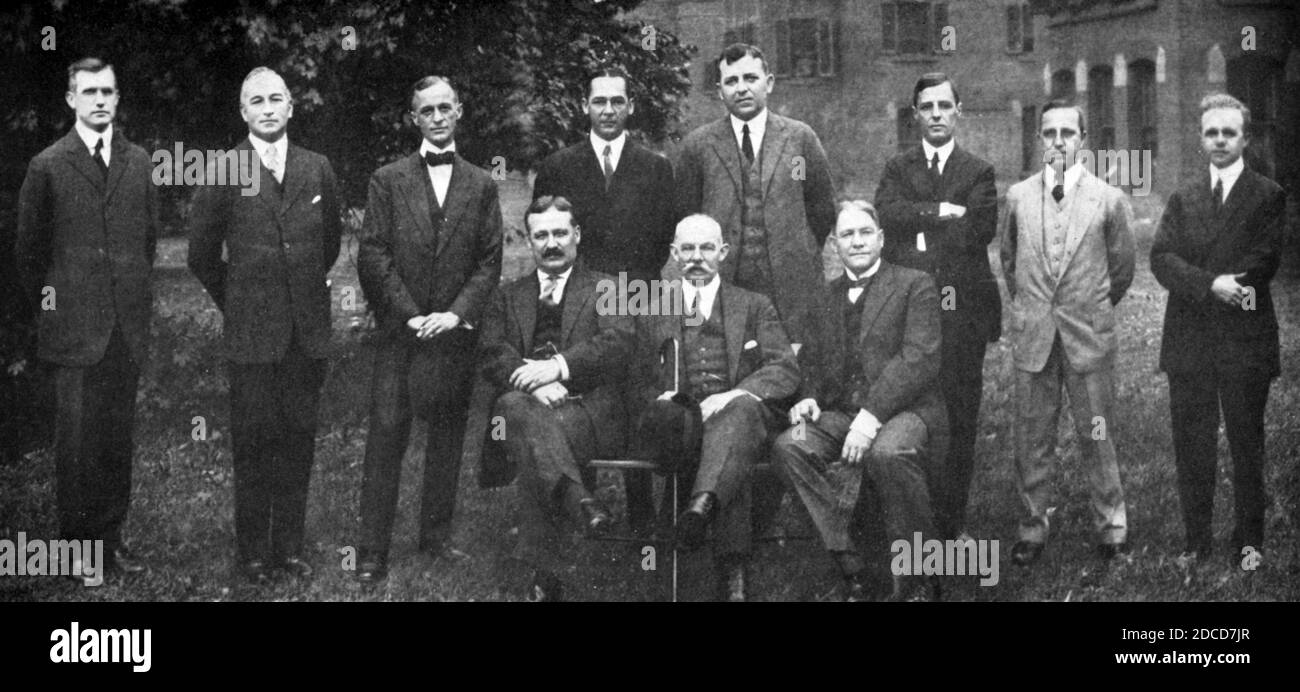 William Halsted and Johns Hopkins Medical Staff, including Cushing and Young Stock Photo