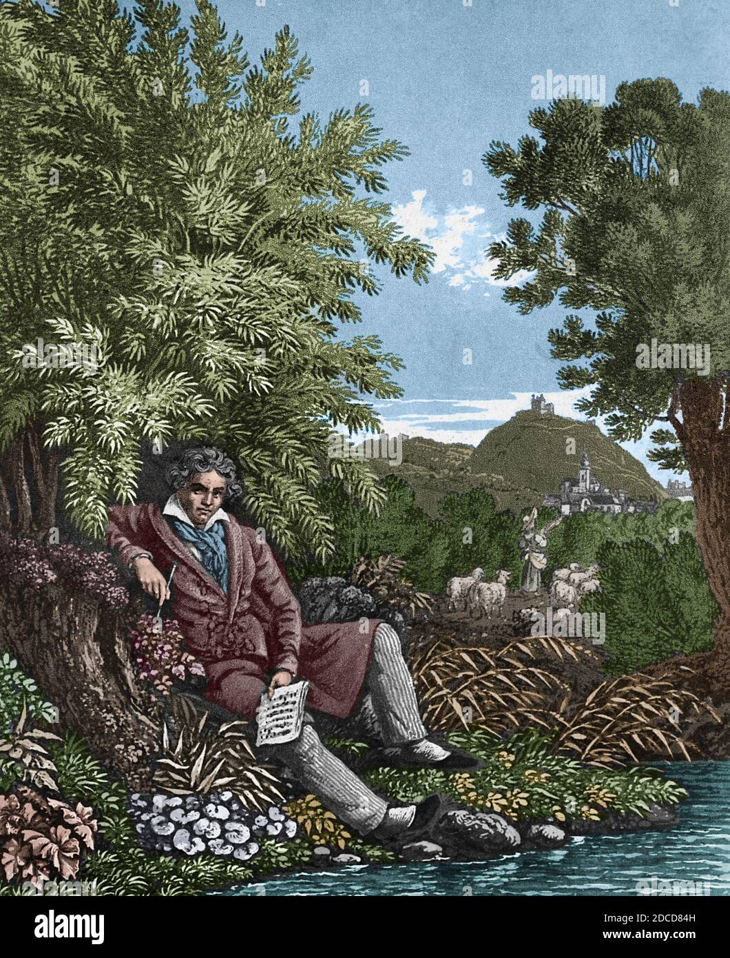 Beethoven deaf hi-res stock photography and images - Alamy