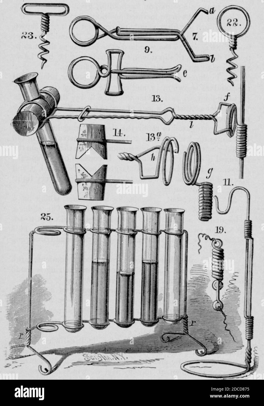 Laboratory Equipment Illustration Stock Photo