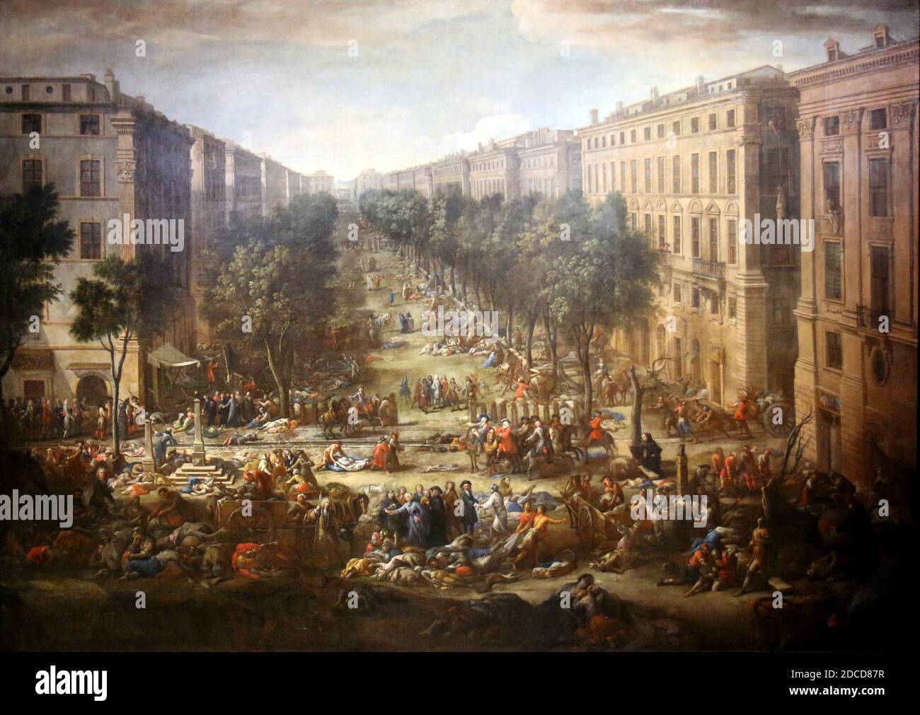 Great Plague of Marseille, 1720 Stock Photo