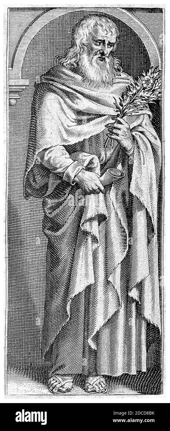 Theophrastus, Ancient Greek Botanist and Philosopher Stock Photo
