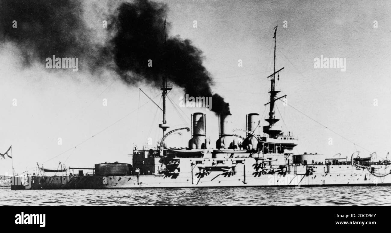 Russian Battleship Potemkin Stock Photo