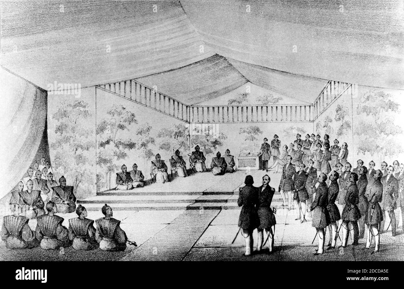 Commodore matthew perry 1853 japan hi-res stock photography and