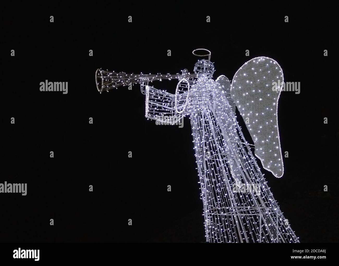 Silhouette angel trumpet hi-res stock photography and images - Alamy