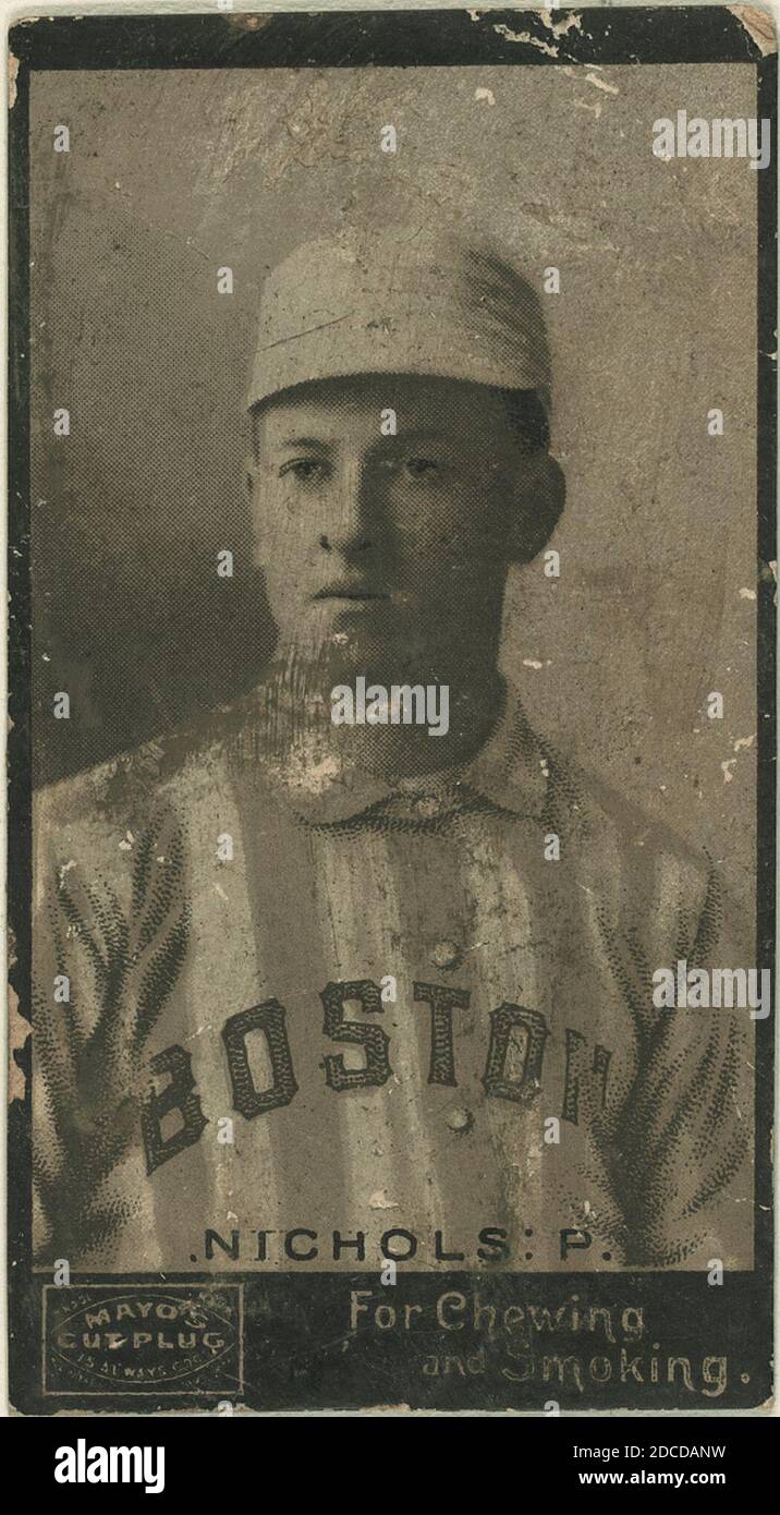 Kid Nichols, Boston Beaneaters, baseball card portrait Stock Photo Alamy