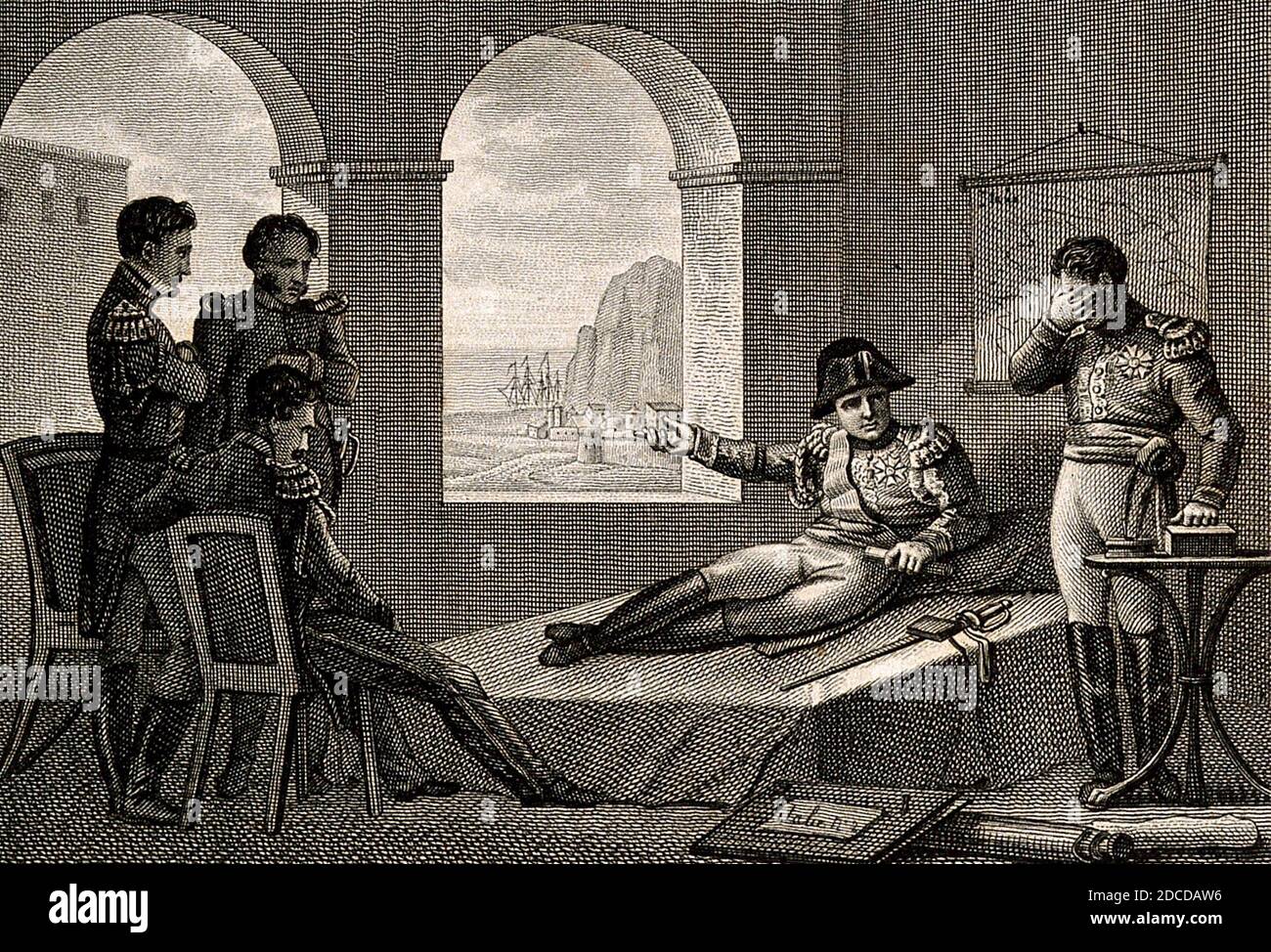 Napoleon on his deathbed hires stock photography and images Alamy