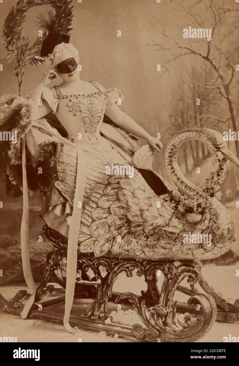 Lillian Russell, American Entertainer Stock Photo