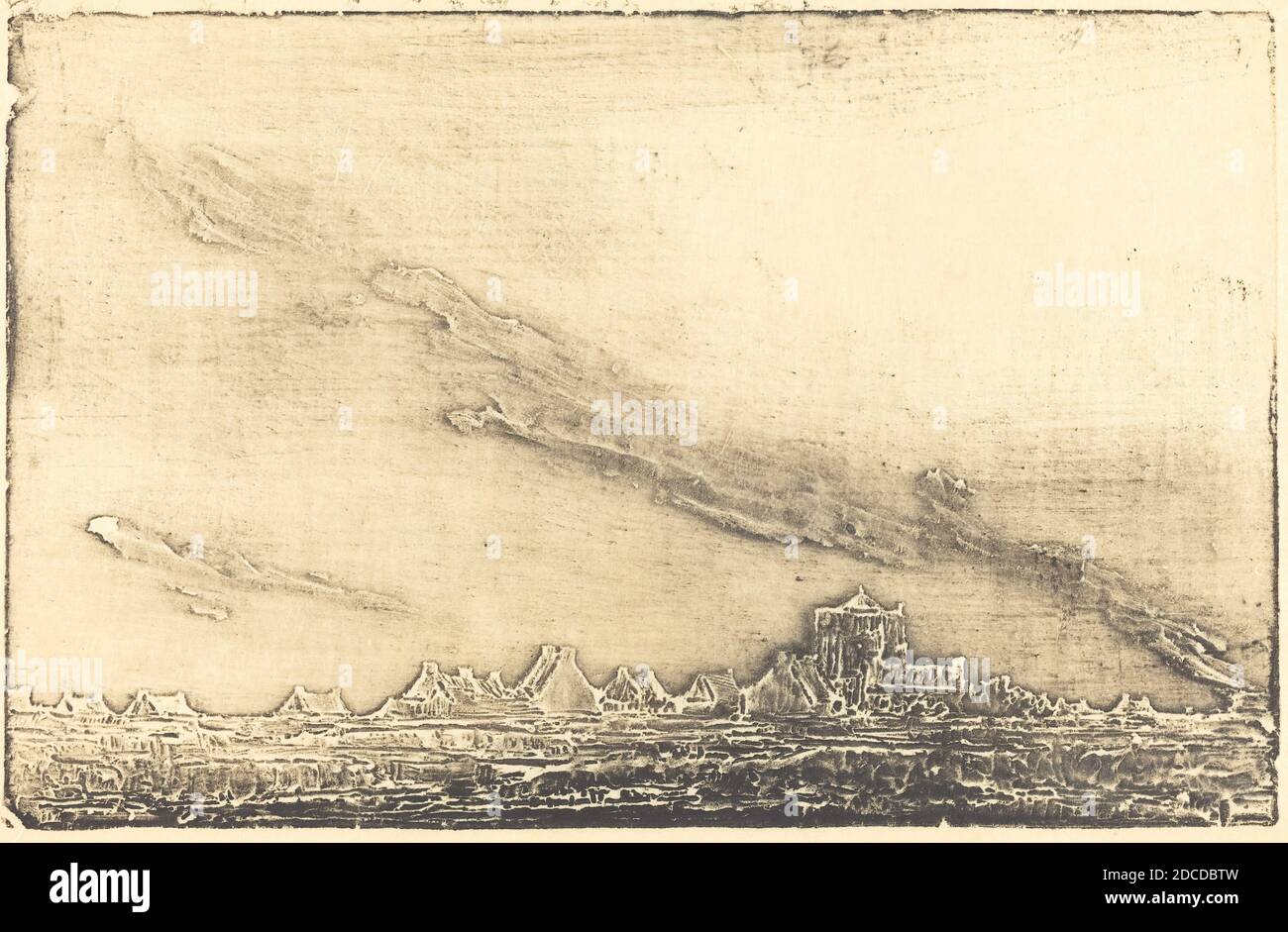 Pierre Roche Print Pierre Roche, (artist), French, 1855 - 1922, Saint Guenole, gypsograph ...