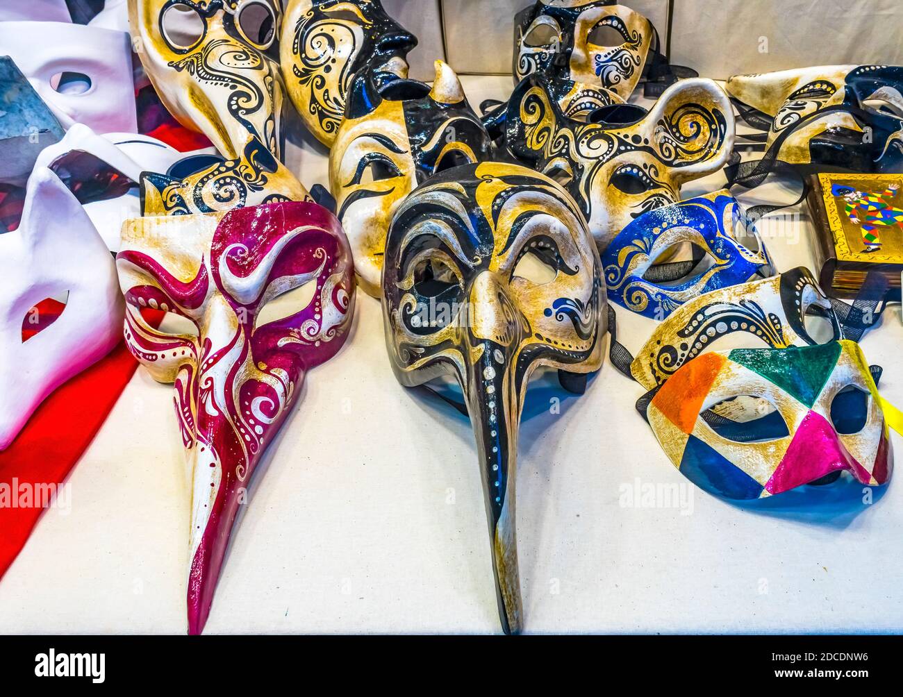 Venetian Masks Venice Italy Used since the 1200s for Carniva Masks ...
