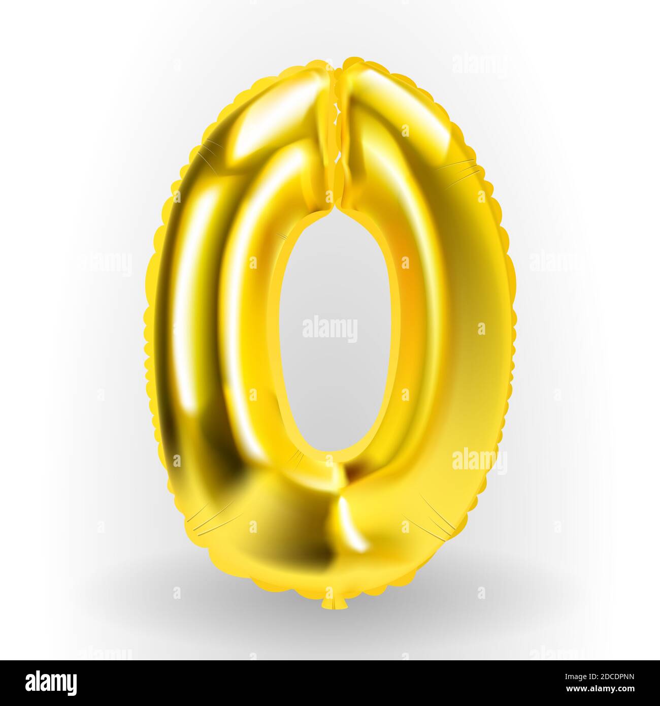 Realistic Gold Color Inflatable Air Balloon Figure 0. Illustration ...