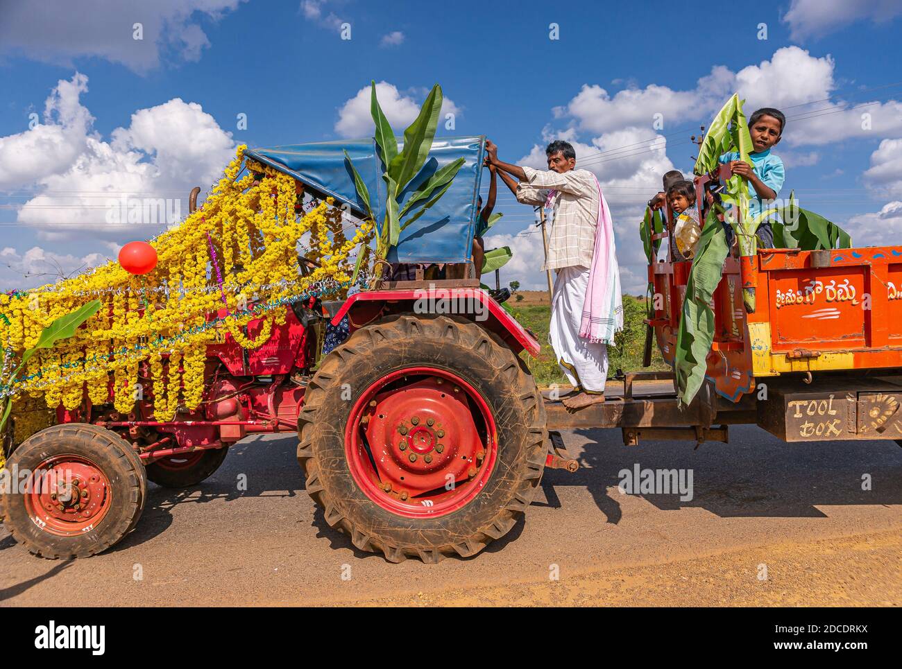 Decorated Tractor High Resolution Stock Photography and Images - Alamy