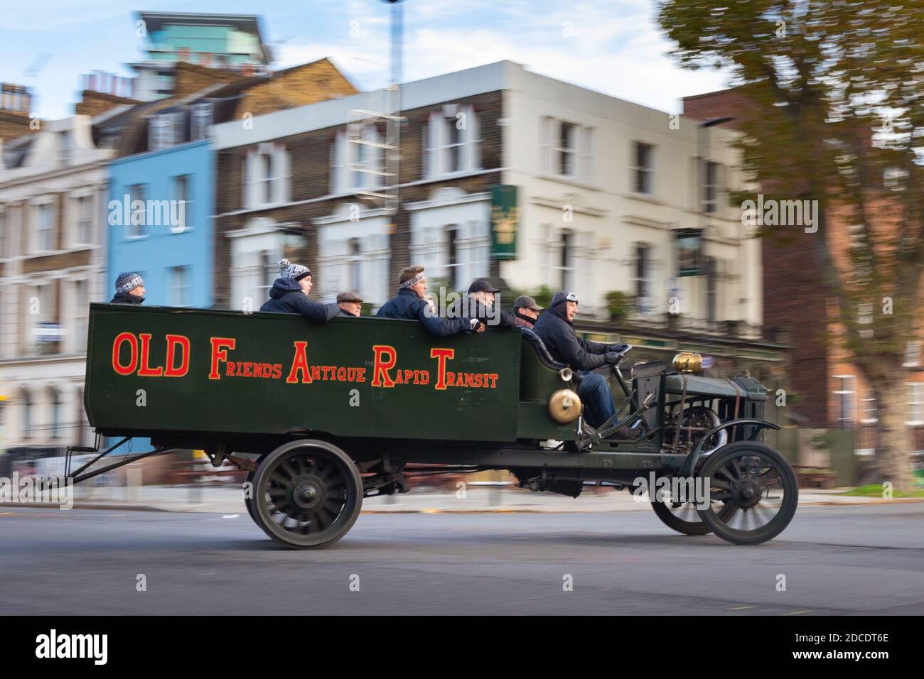 London to Brighton Veteran Car Run, the world's longest running motoring event Stock Photo