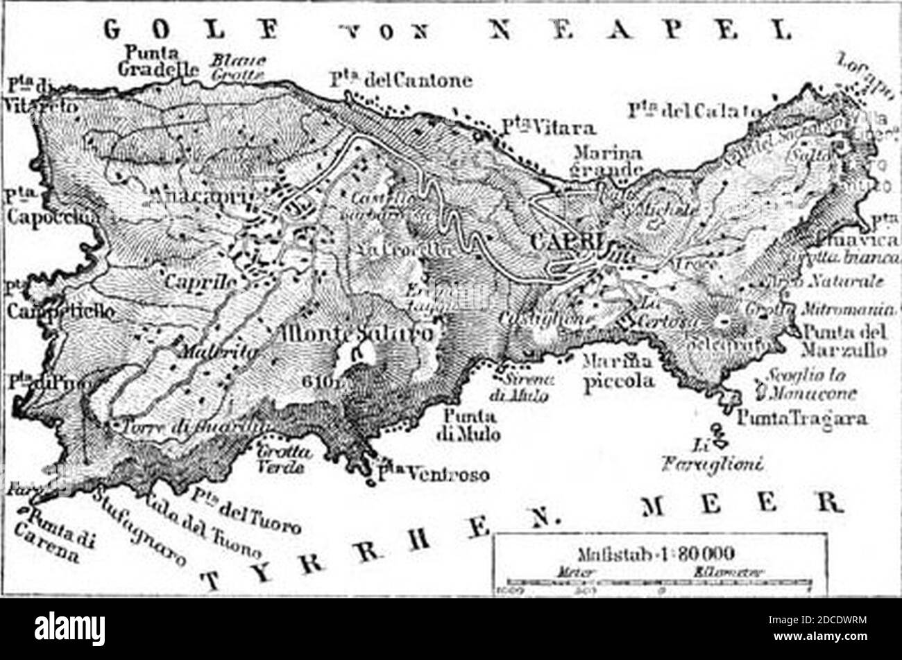 Capri karte hires stock photography and images Alamy