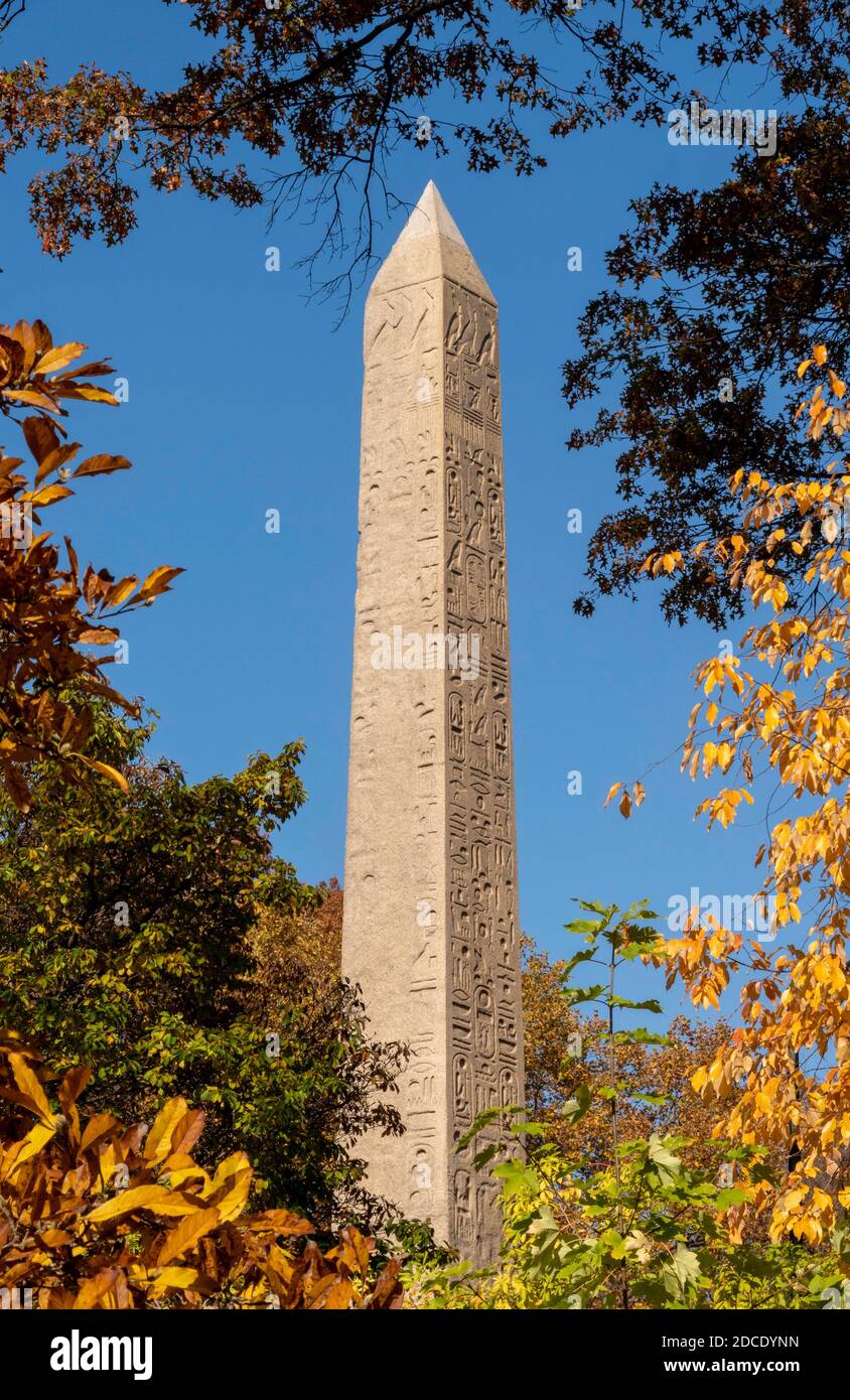 Cleopatra's Needle Obelisk, Central Park, NYC Stock Photo Alamy
