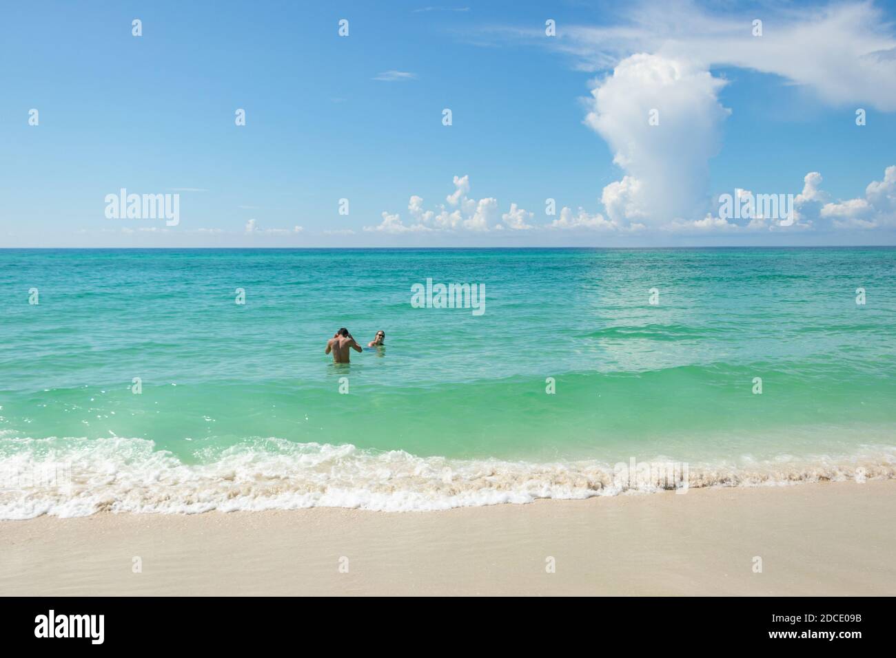 young me swimming in green sea at beach at Biloxi Mississippi USA Stock Photo Alamy