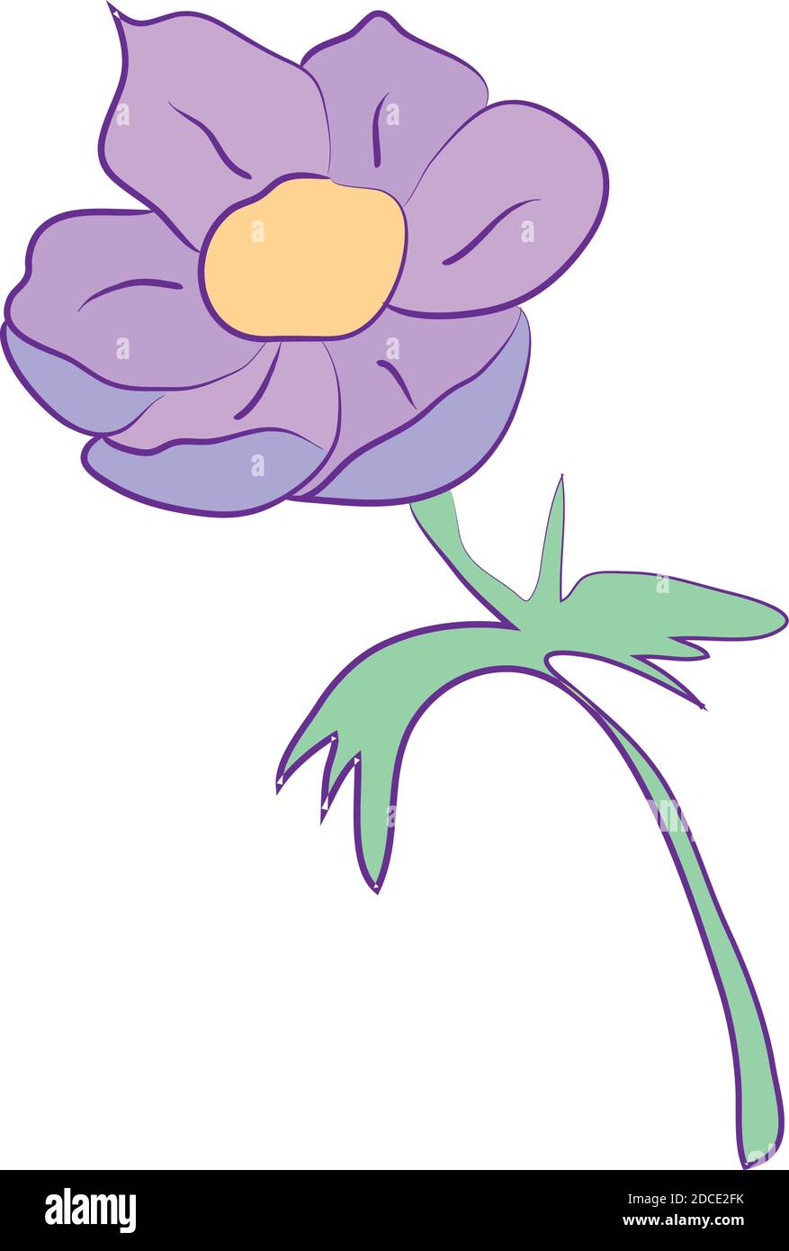 Isolated flower icon Stock Vector Image & Art - Alamy