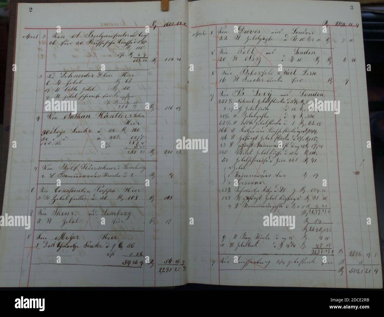 Kauf Buch von Naoum Dedo, Leipzig, 1872-1875, 05. Stock Photo