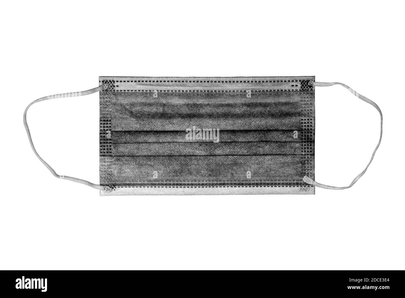 Ear loop mask Black and White Stock Photos & Images - Alamy