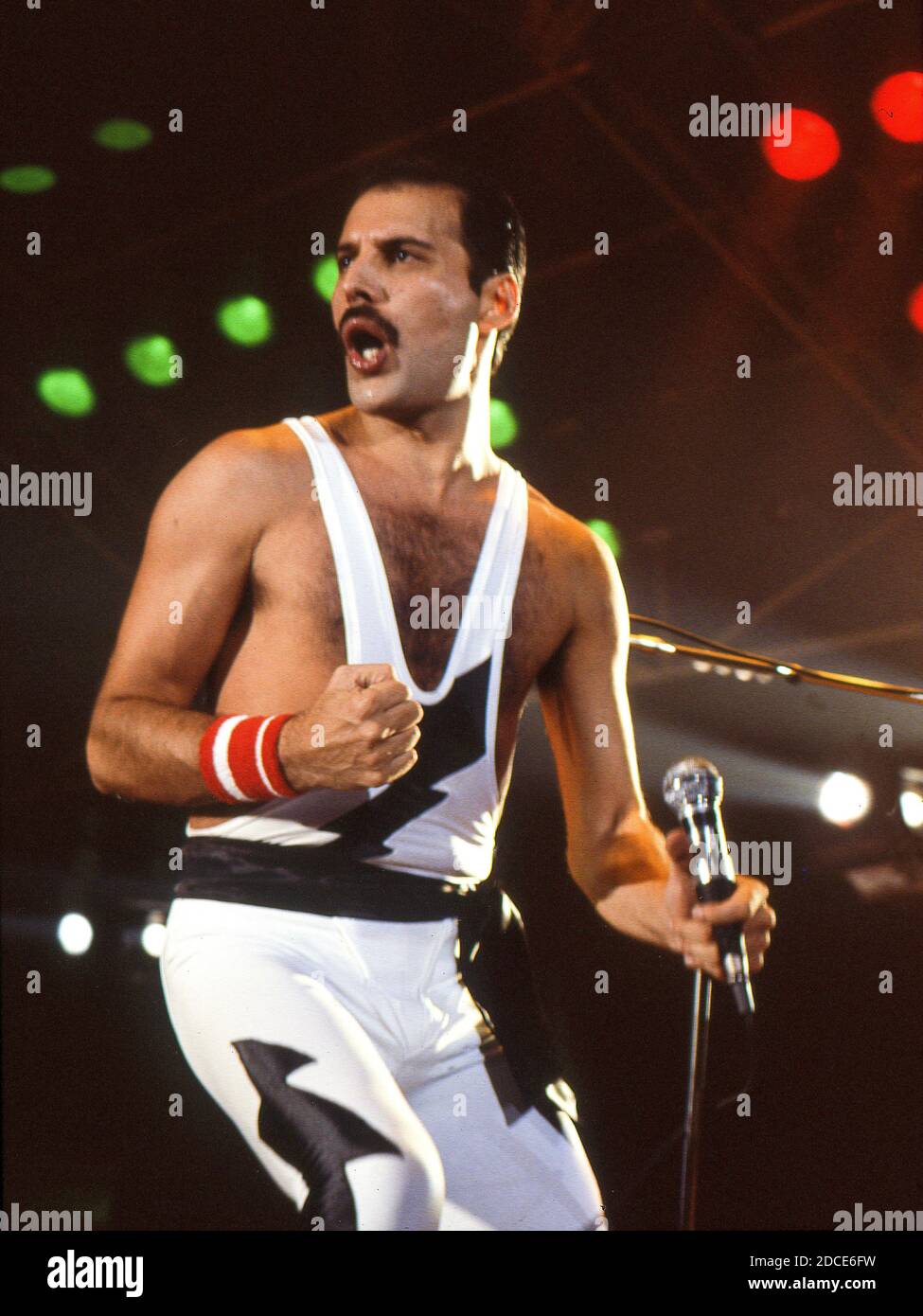 The British rock band Queen in concert at Wembley Arena,London 4.9.1984 Stock Photo