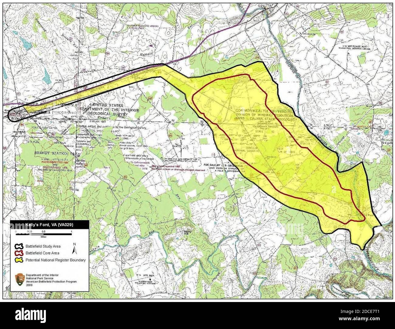 Kelly's Ford Battlefield Virginia Stock Photo Alamy