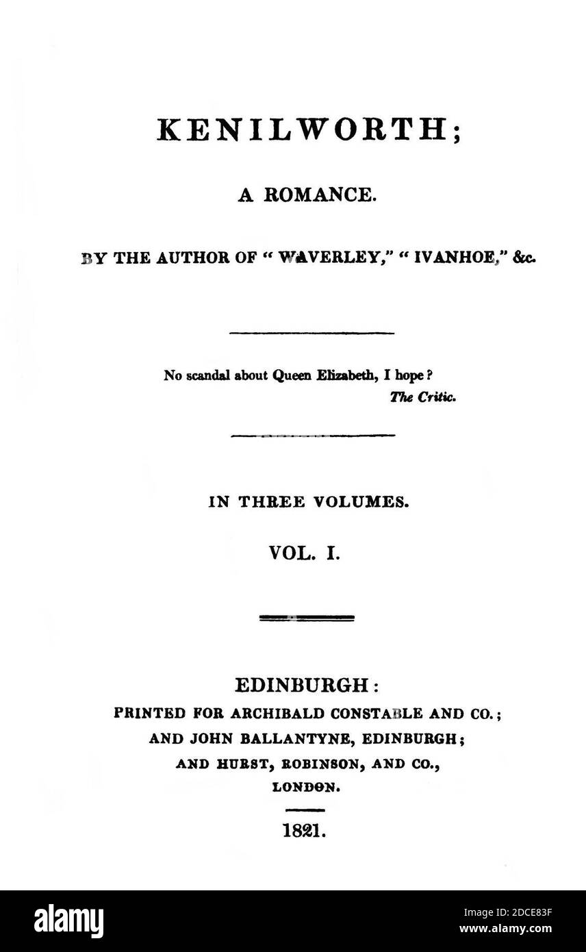 Kenilworth Cut Out Stock Images & Pictures Alamy