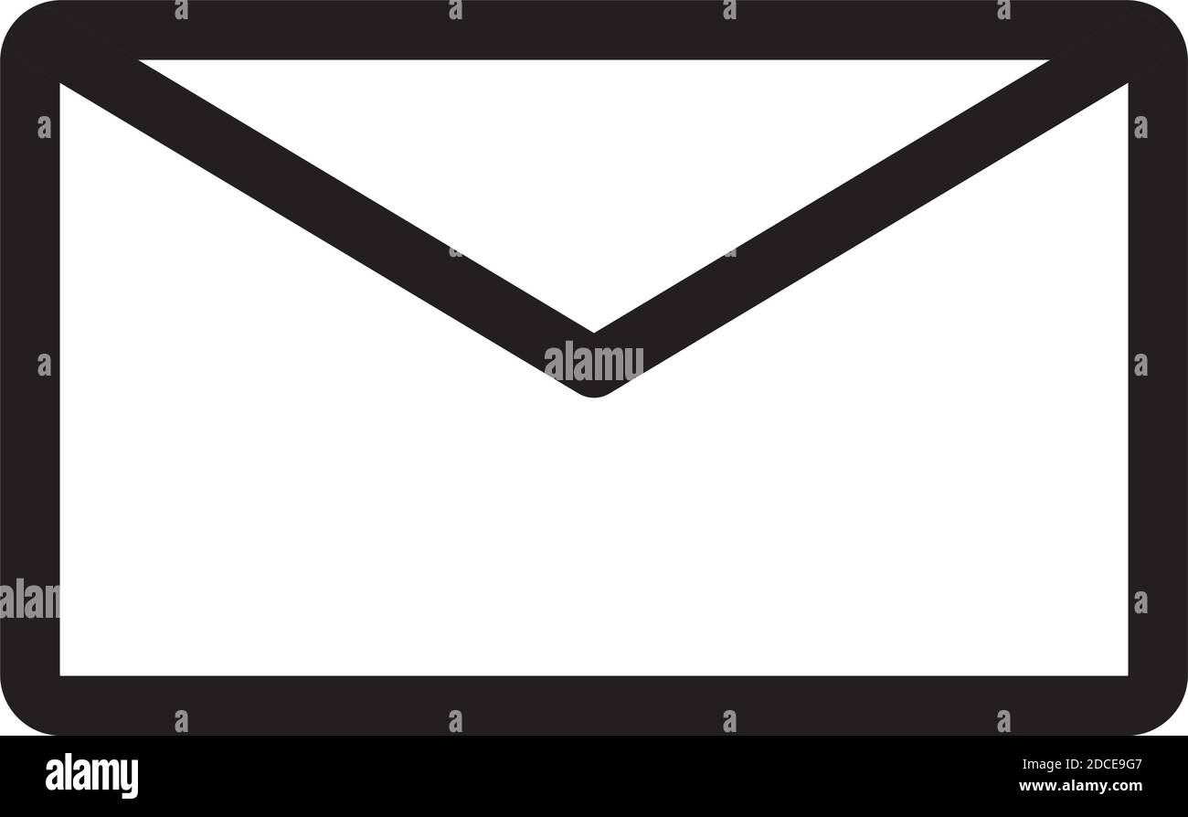 envelope mail send line style icon vector illustration design Stock ...