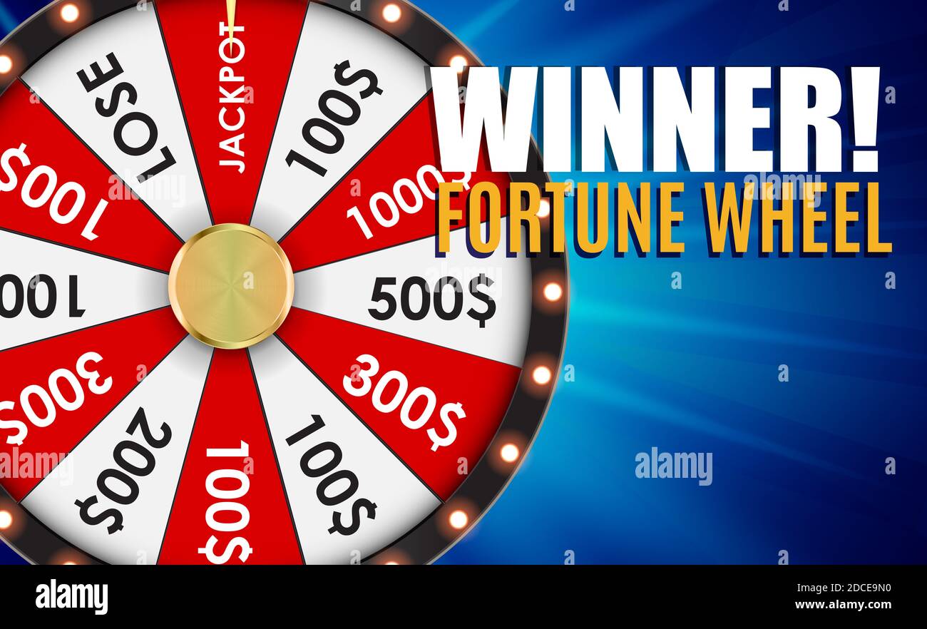 Wheel of Fortune, Lucky Icon with Place for Text. Illustration Stock ...