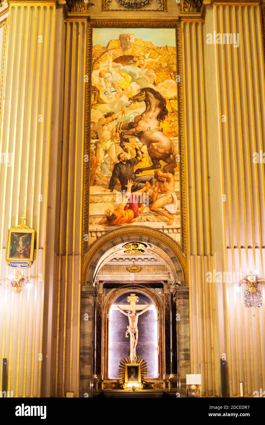 Basilica Sant'Andrea Della Valle in Rome Italy Stock Photo