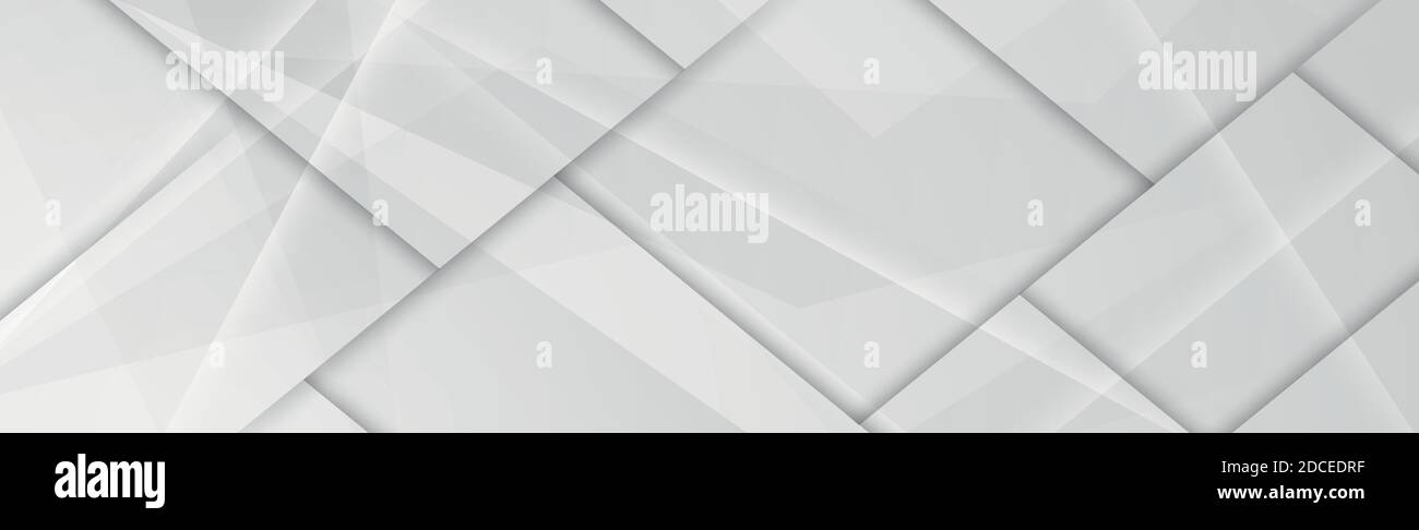 Abstract white panoramic background with lines - Vector illustration ...