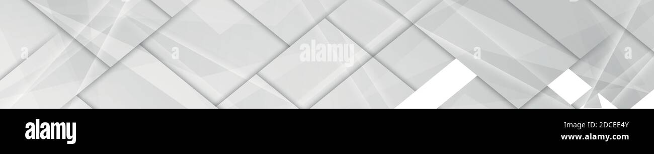 Abstract white panoramic background with lines - Vector illustration ...
