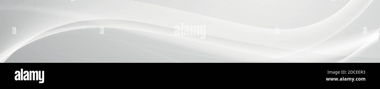 Abstract white panoramic background with lines - Vector illustration ...