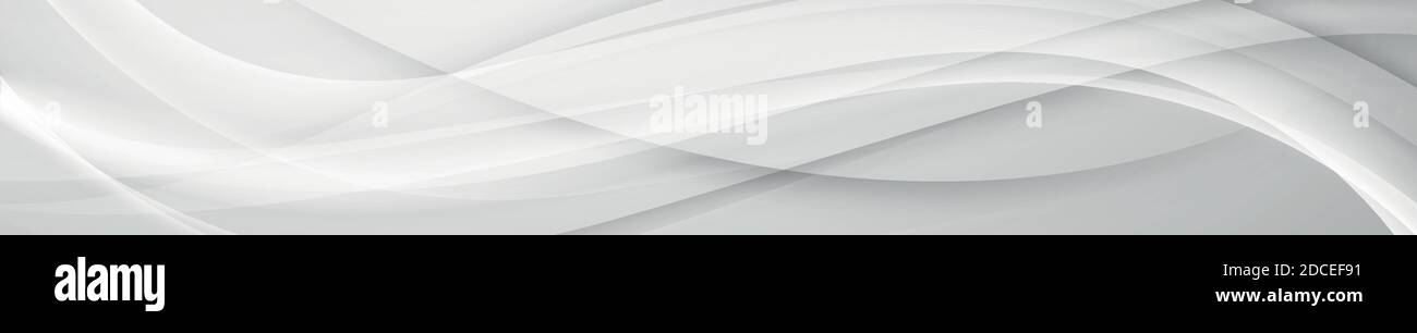 Abstract white panoramic background with lines - Vector illustration ...