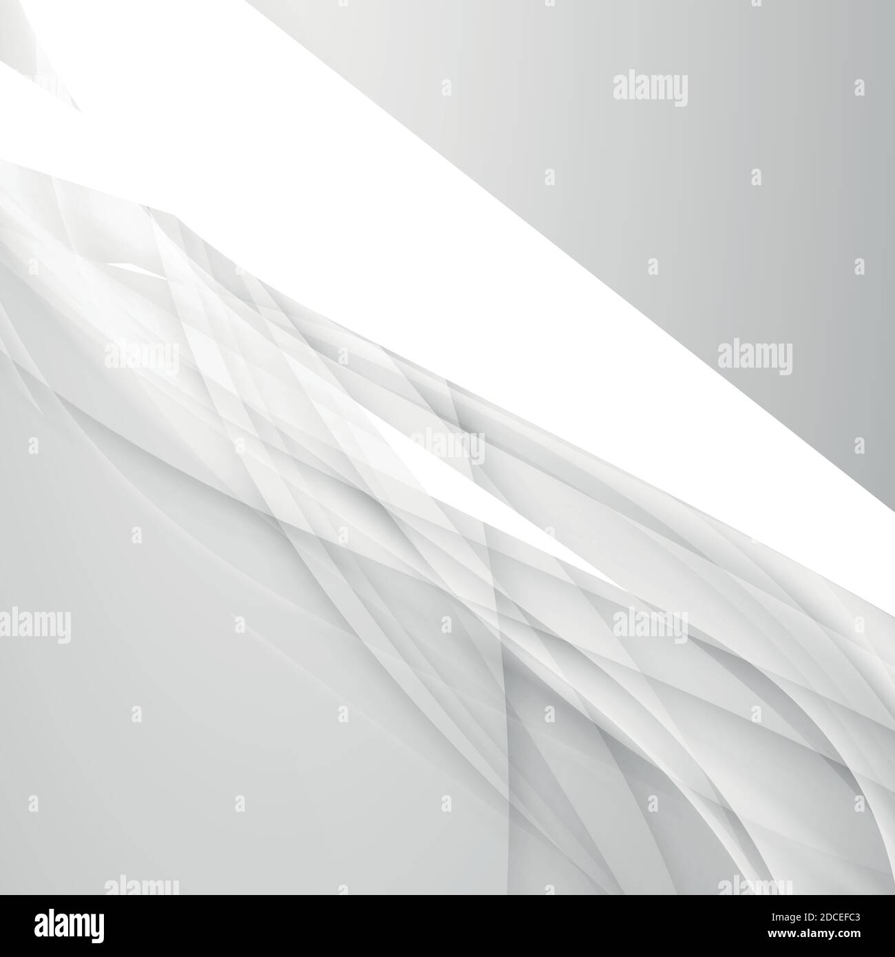 Abstract white panoramic background with lines - Vector illustration ...