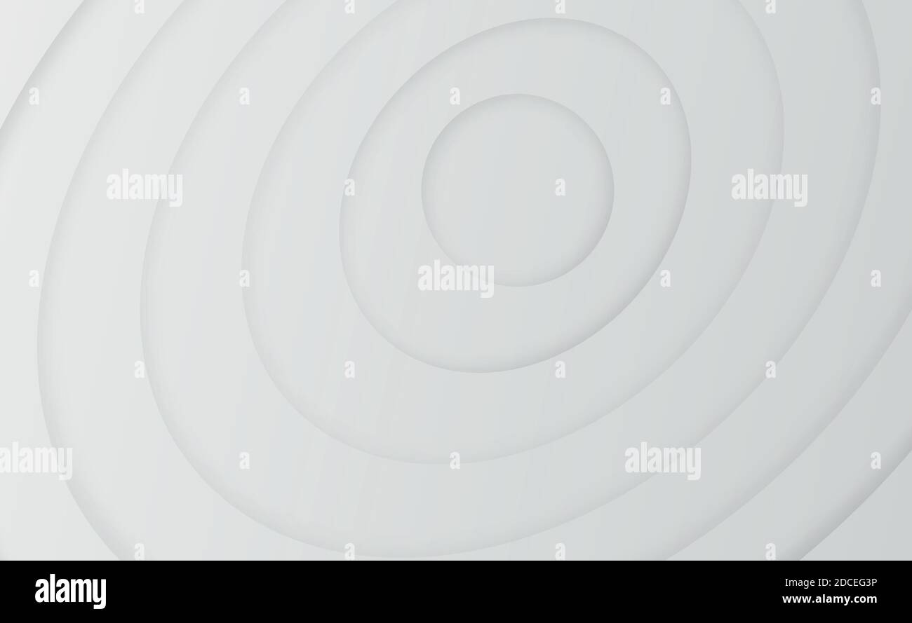 Abstract white background with circles and lines - Vector illustration ...