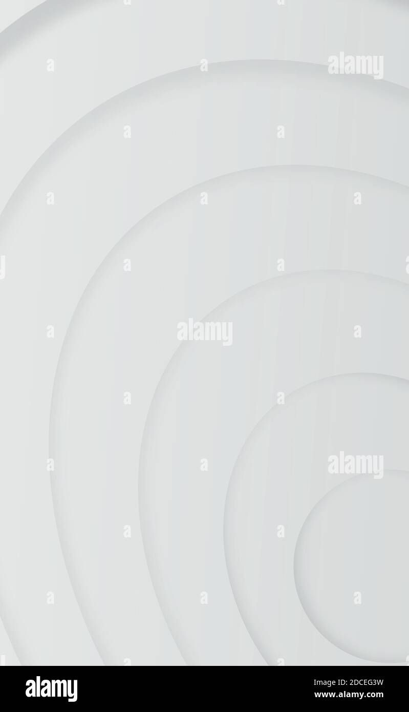 Abstract white background with circles and lines - Vector illustration ...