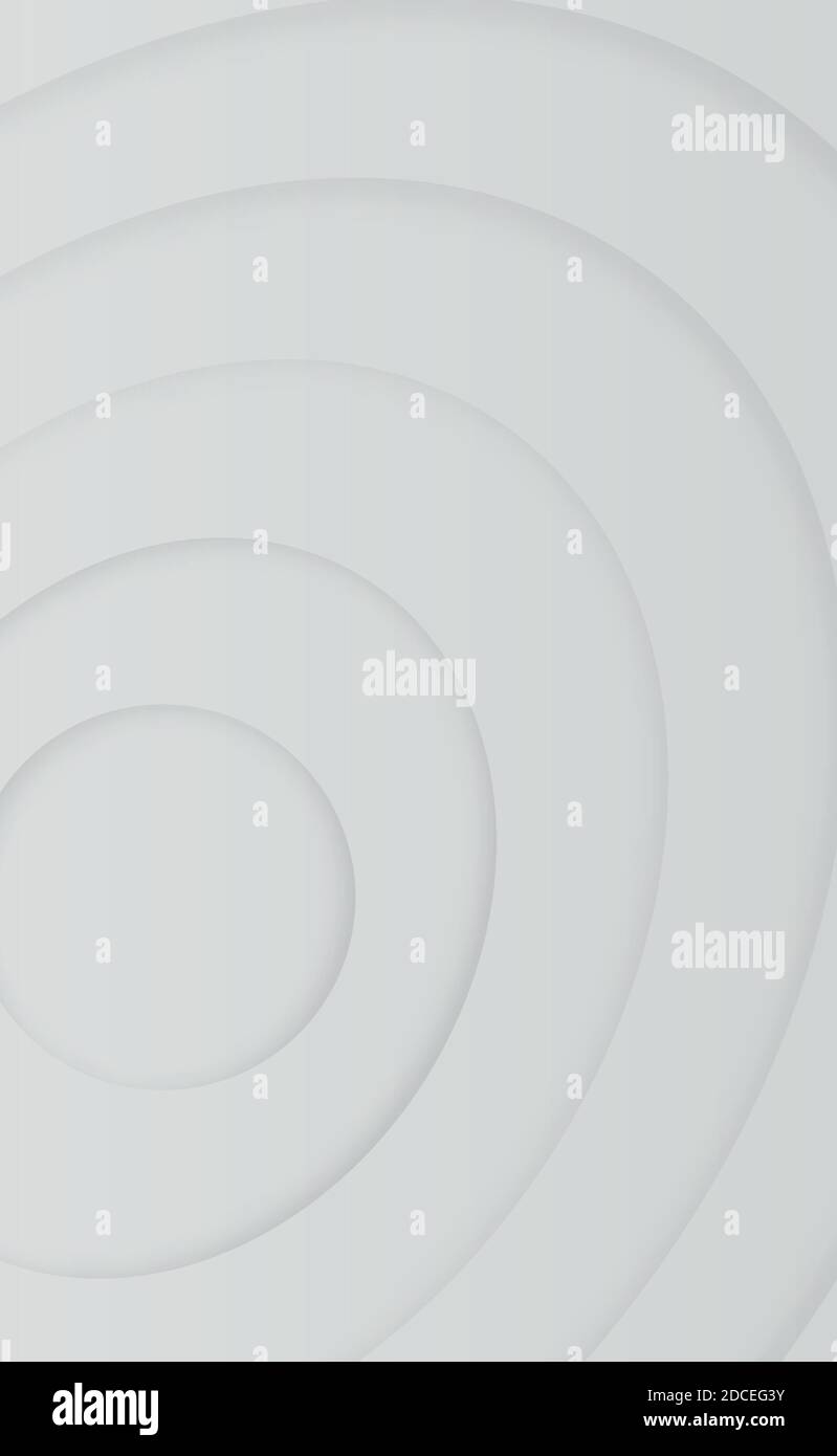 Abstract white background with circles and lines - Vector illustration ...