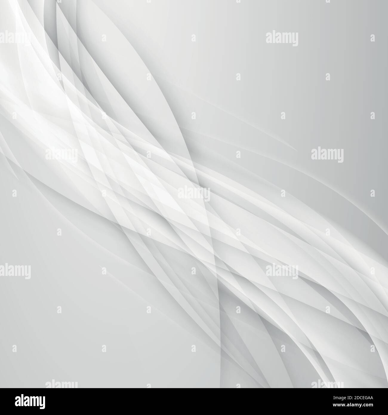 Abstract white panoramic background with lines - Vector illustration ...