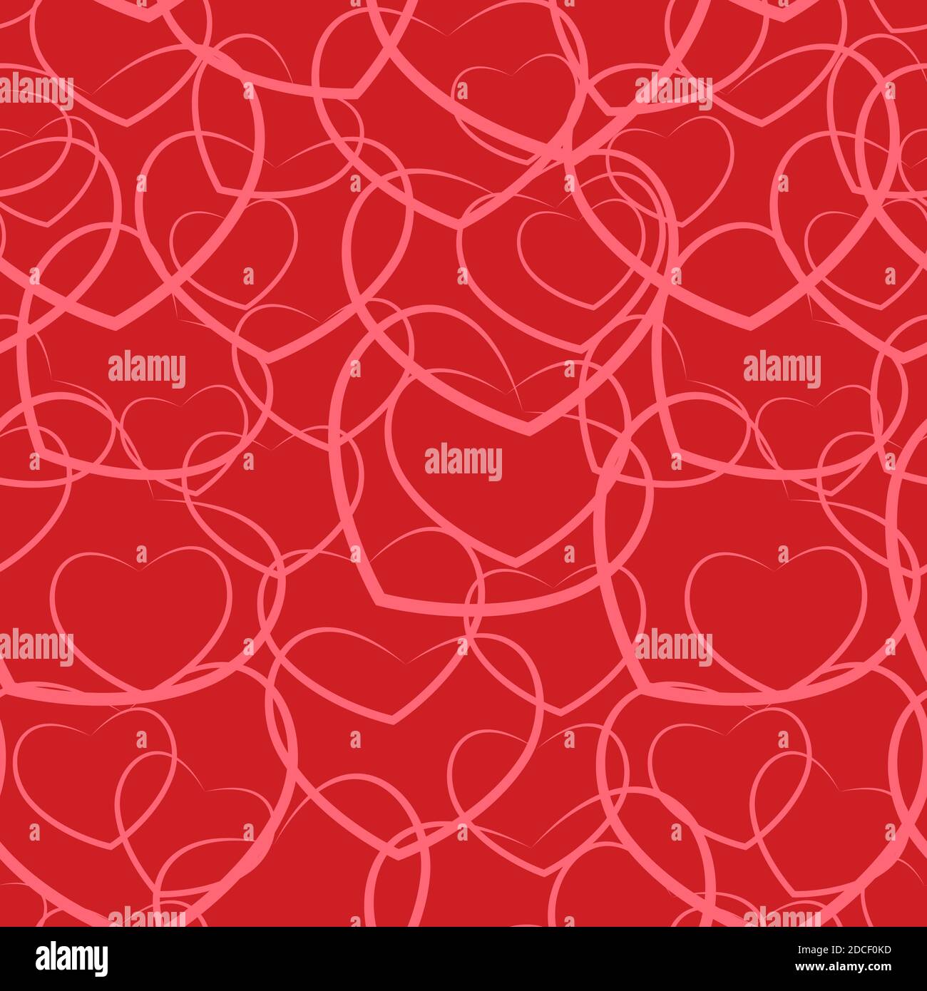 Heart Love Seamless Pattern Background Illustration Stock Photo - Alamy