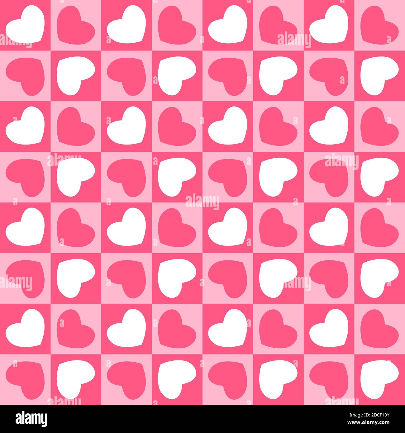 Heart Love Seamless Pattern Background Illustration Stock Photo - Alamy