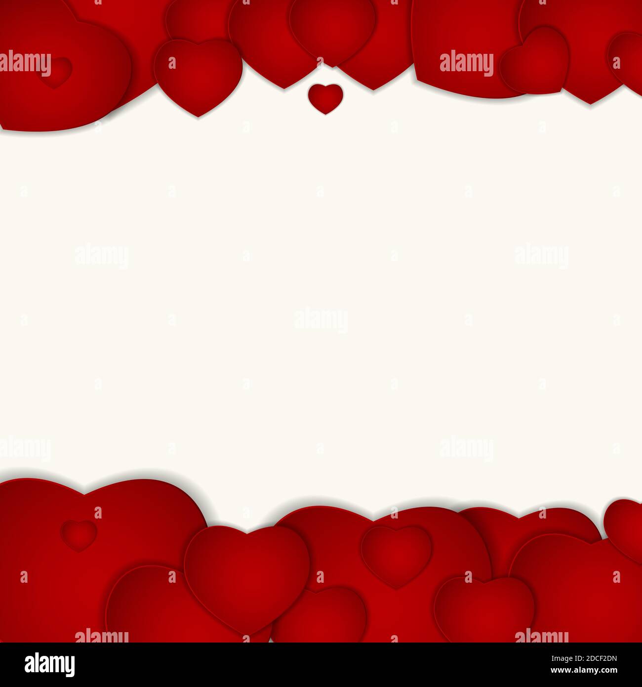St Valentines Day Greeting Card Illustration Stock Photo - Alamy