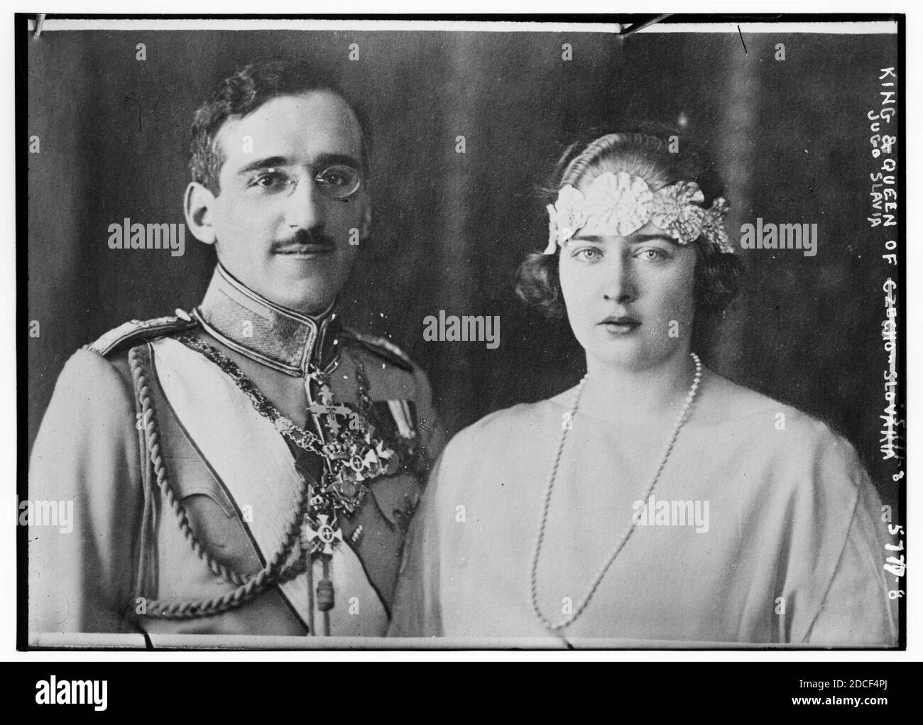 King and Queen of Jugoslavia (i.e. Yugoslavia Stock Photo - Alamy