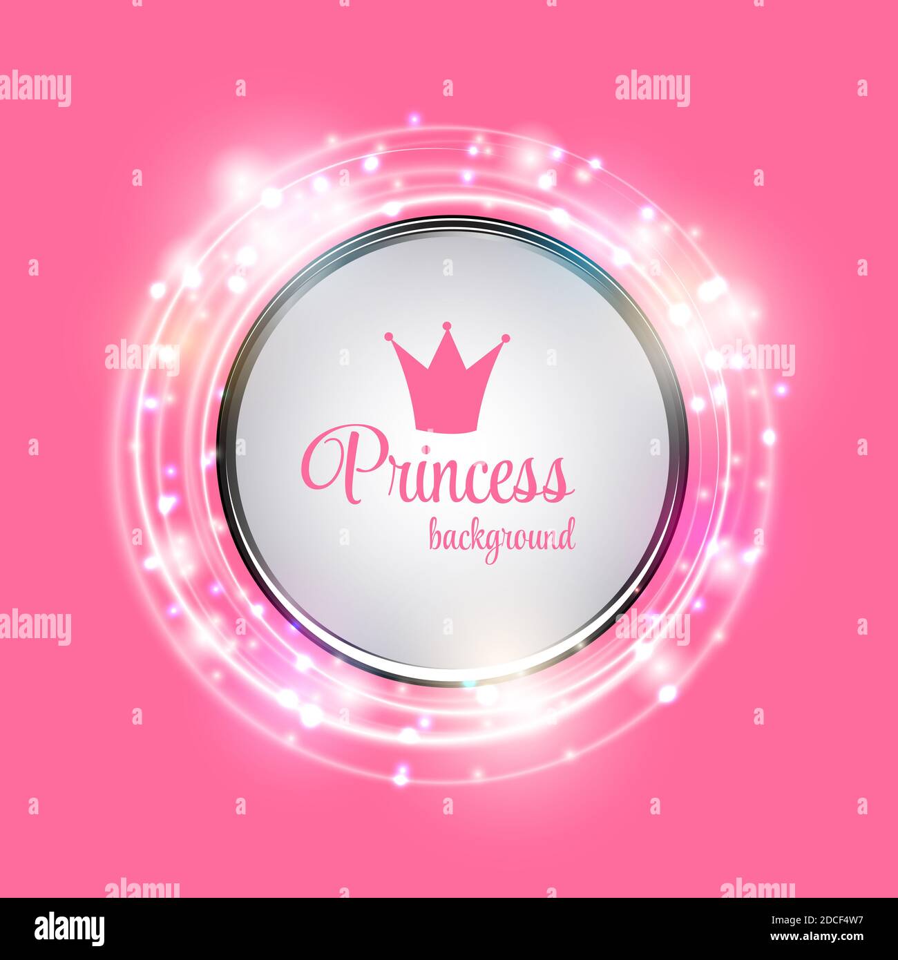 Princess Crown Background Illustration Stock Photo - Alamy