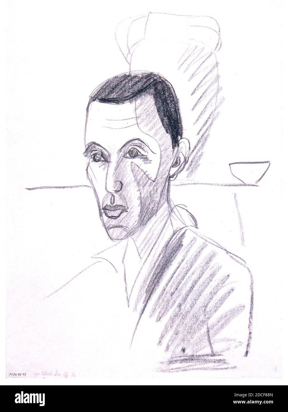 Kirchner Selbstbildnis ca 1925 Stock Photo Alamy