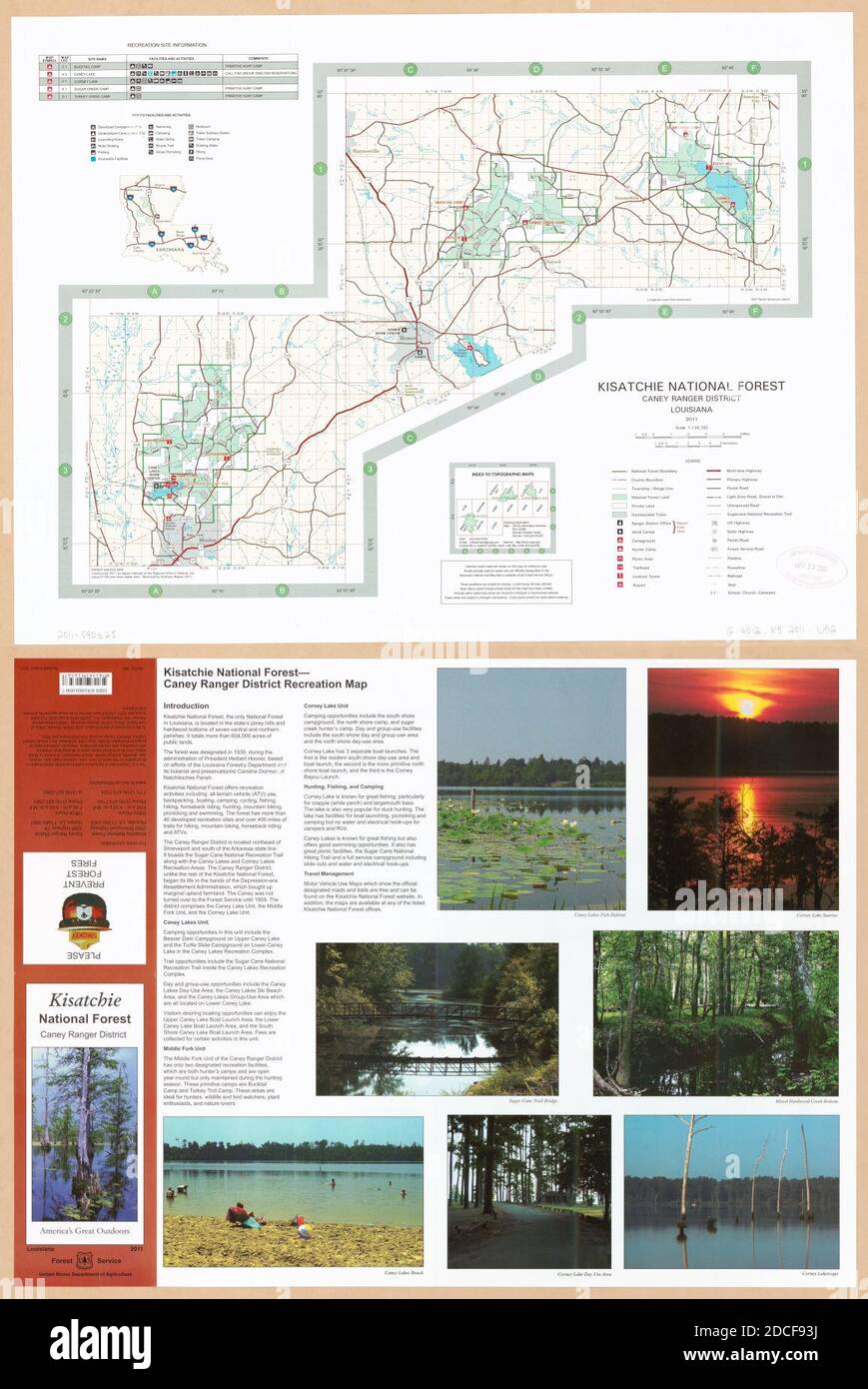 Kisatchie National Forest, Caney Ranger District, Louisiana 2011 Stock Photo Alamy