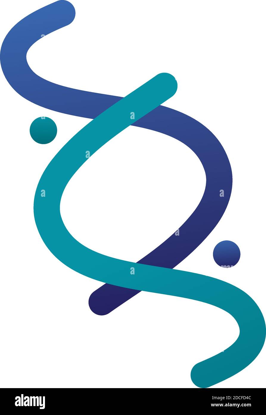 dna molecule structure isolated icon vector illustration design Stock ...