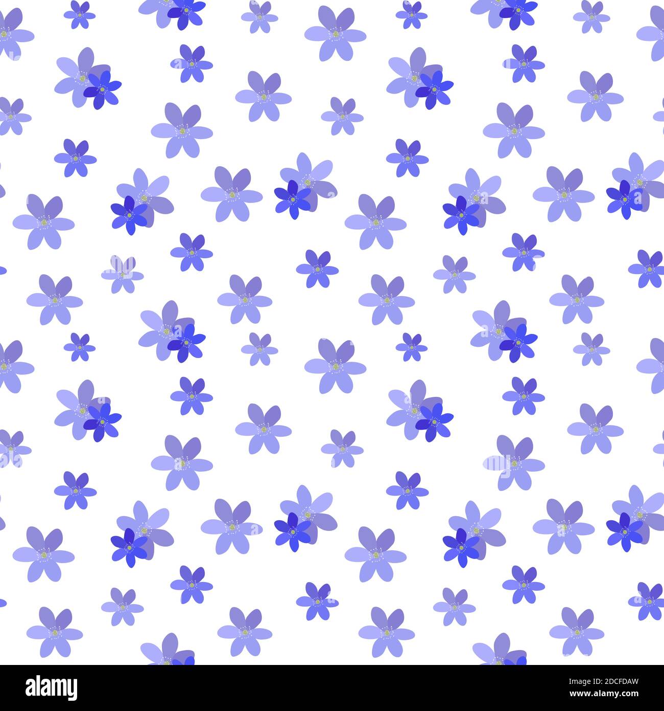 Abstract Simple Flower Seamless Pattern Background Stock Photo - Alamy