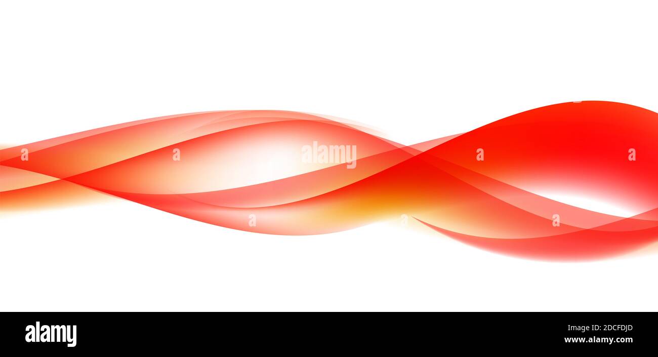 Abstract Wave Set on White Background. Illustration Stock Photo - Alamy